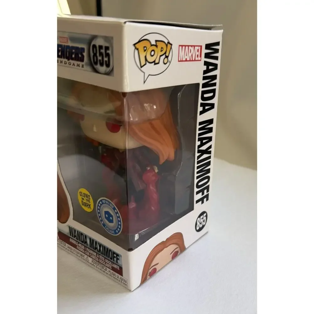 Funko Pop NIB Exclusive Avengers Endgame Wanda Maximoff Glows in the Dark #855